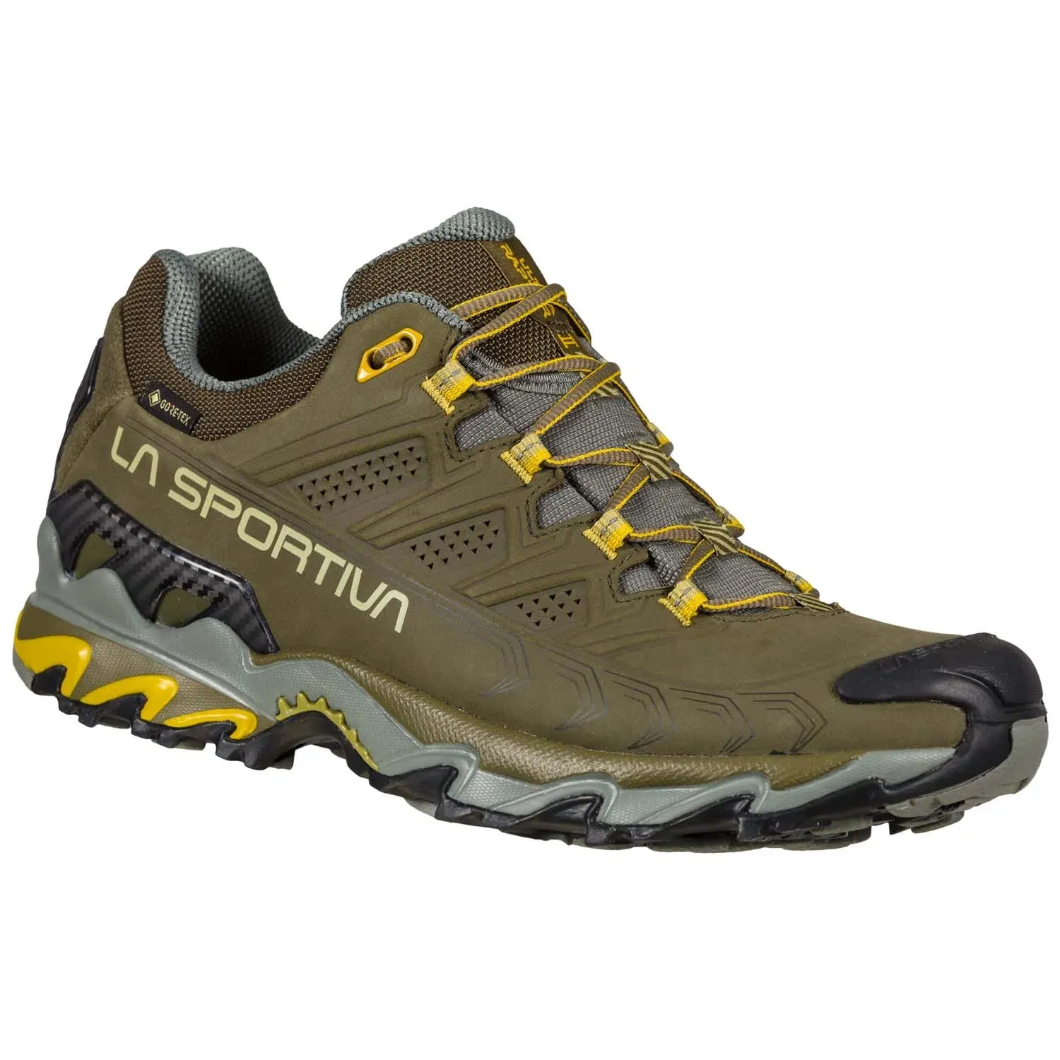 La Sportiva Ultra Raptor II Leather Wide GTX Mens Hiking Shoe - Ivy/Cedar