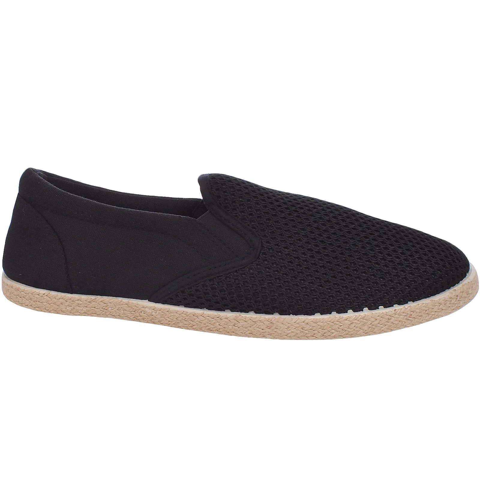 Lambretta Kyak Knit Espadrilles - Black