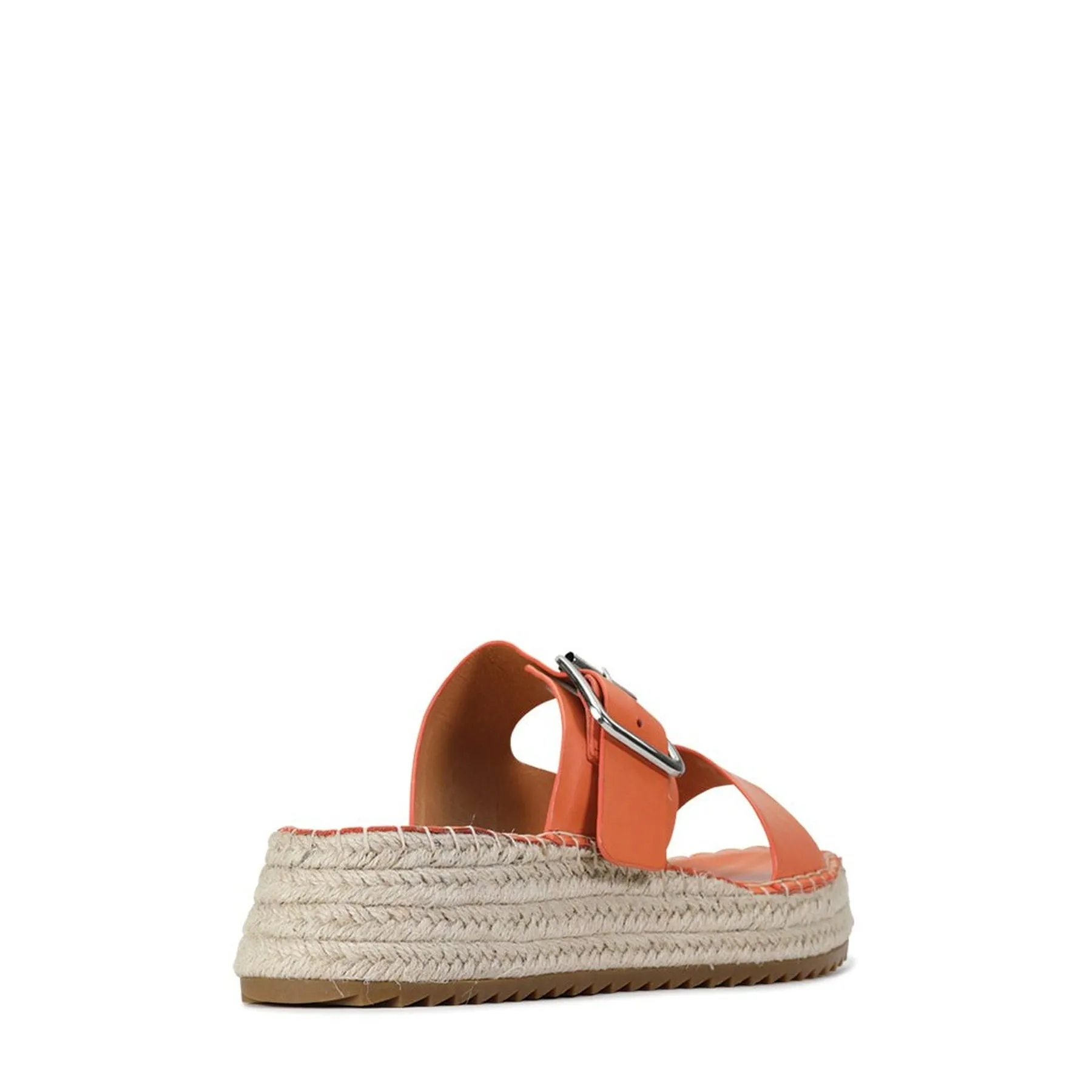 LAROSSA LEATHER ESPADRILLE SLIDE