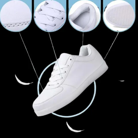 Led Shoes Black Shoes Light Up  | Led Light Shoes For Men  | Led Light Shoes For Women  | Led Light Shoes For Girls & Boys