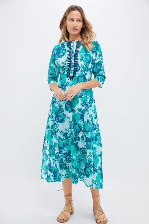 Light Blue Petunia Long Kurta