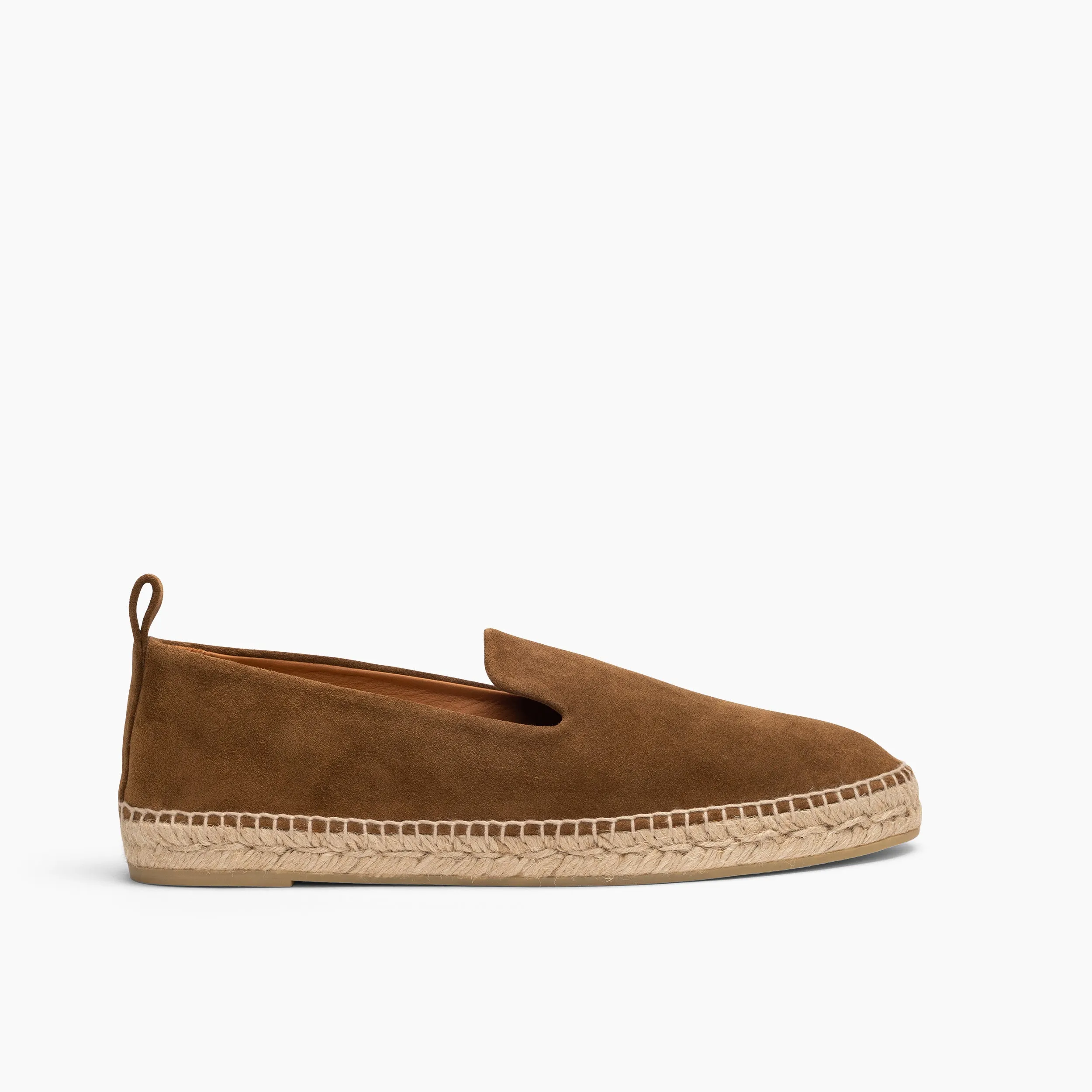 Luxury Men's Espadrilles Gozo Genuine Leather Camel