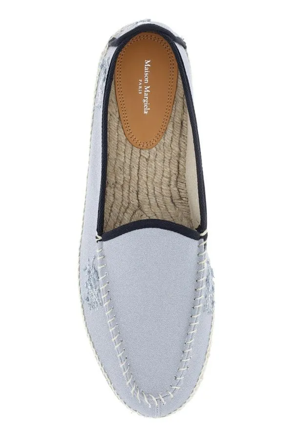 MAISON MARGIELA | Powder blue canvas espadrilles