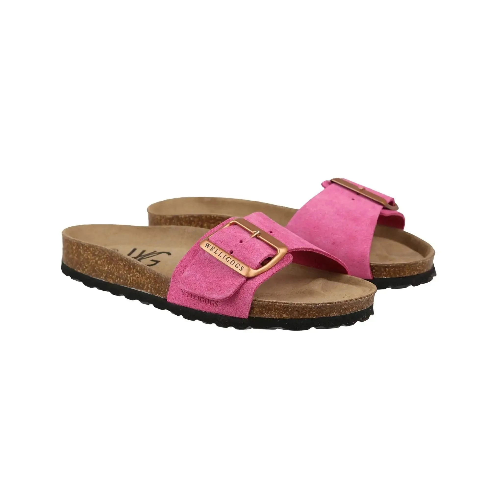 Marbella Fuchsia Slides