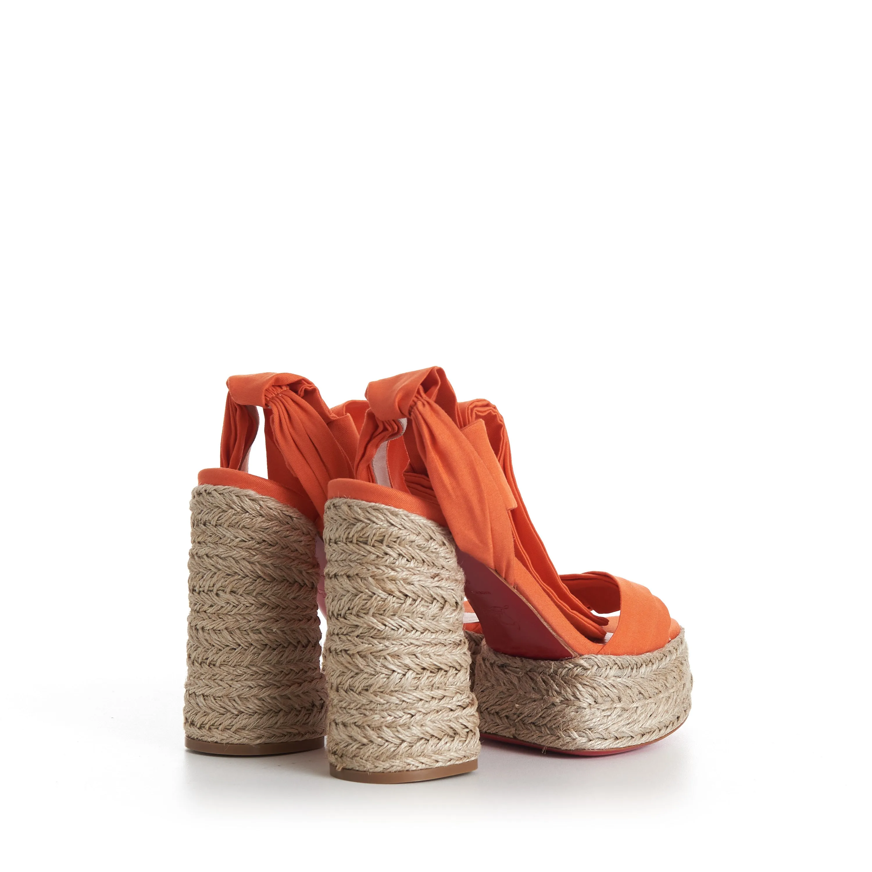 Mariza Du Désert 130mm Espadrilles - Gabardine - Orange