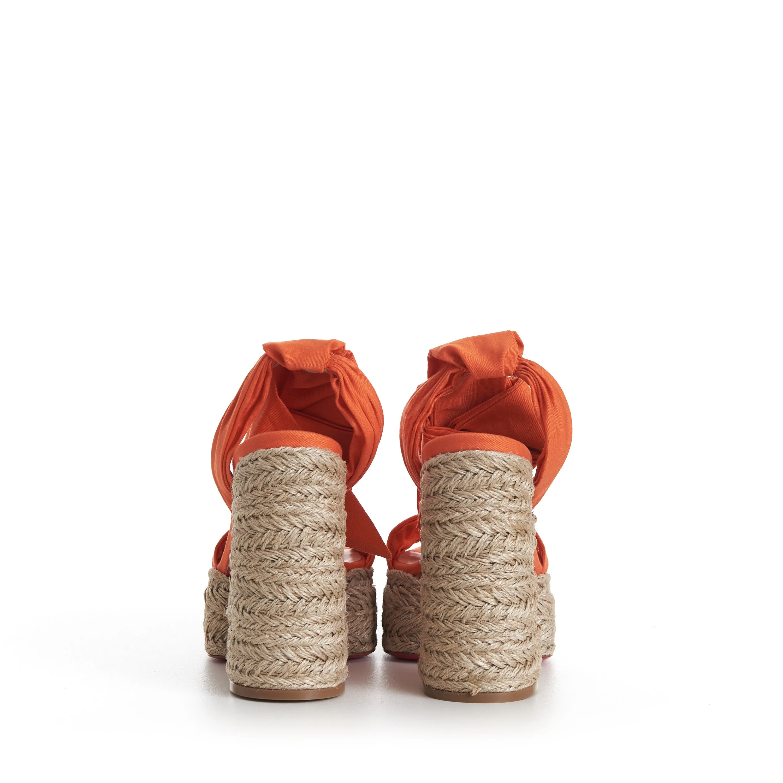 Mariza Du Désert 130mm Espadrilles - Gabardine - Orange