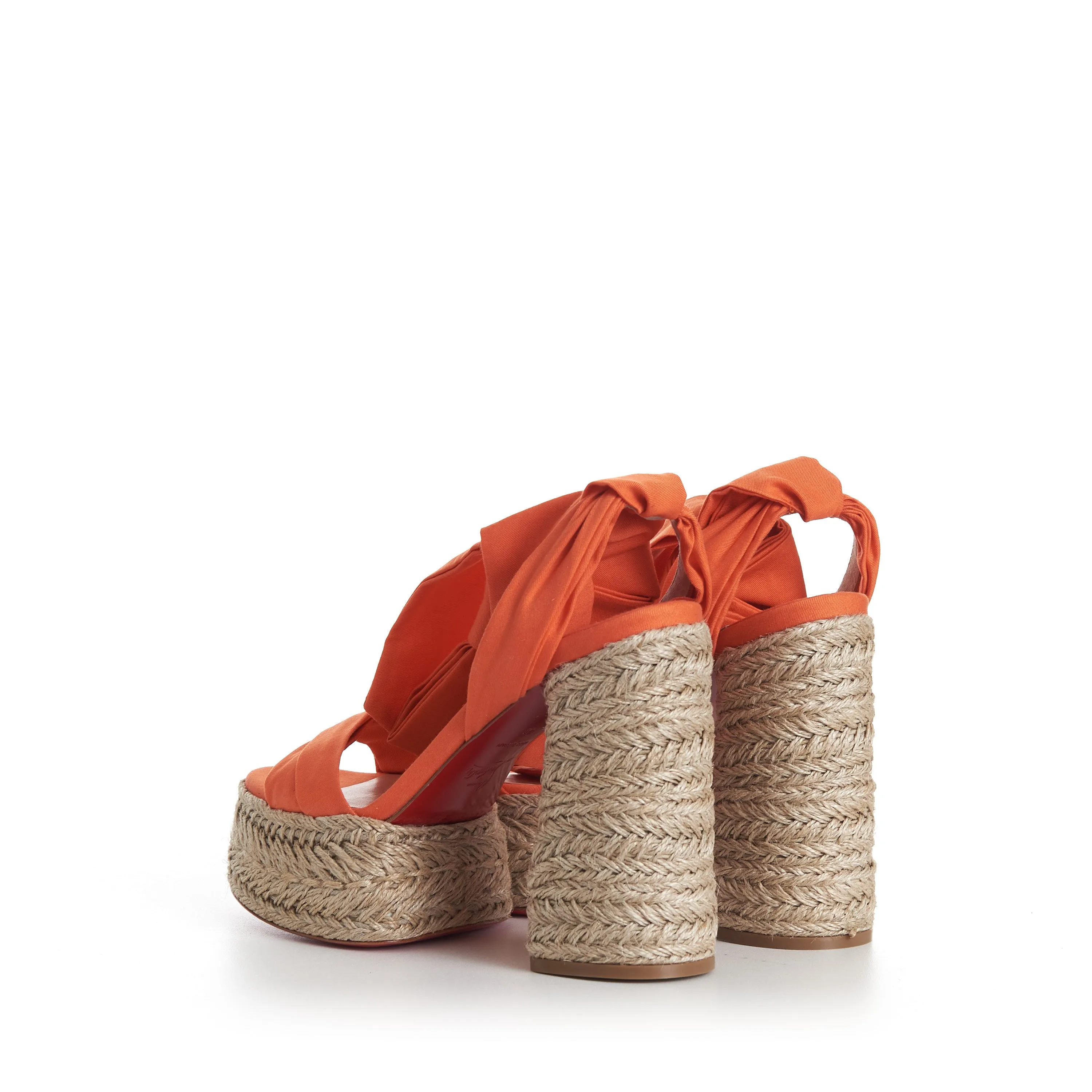 Mariza Du Désert 130mm Espadrilles - Gabardine - Orange