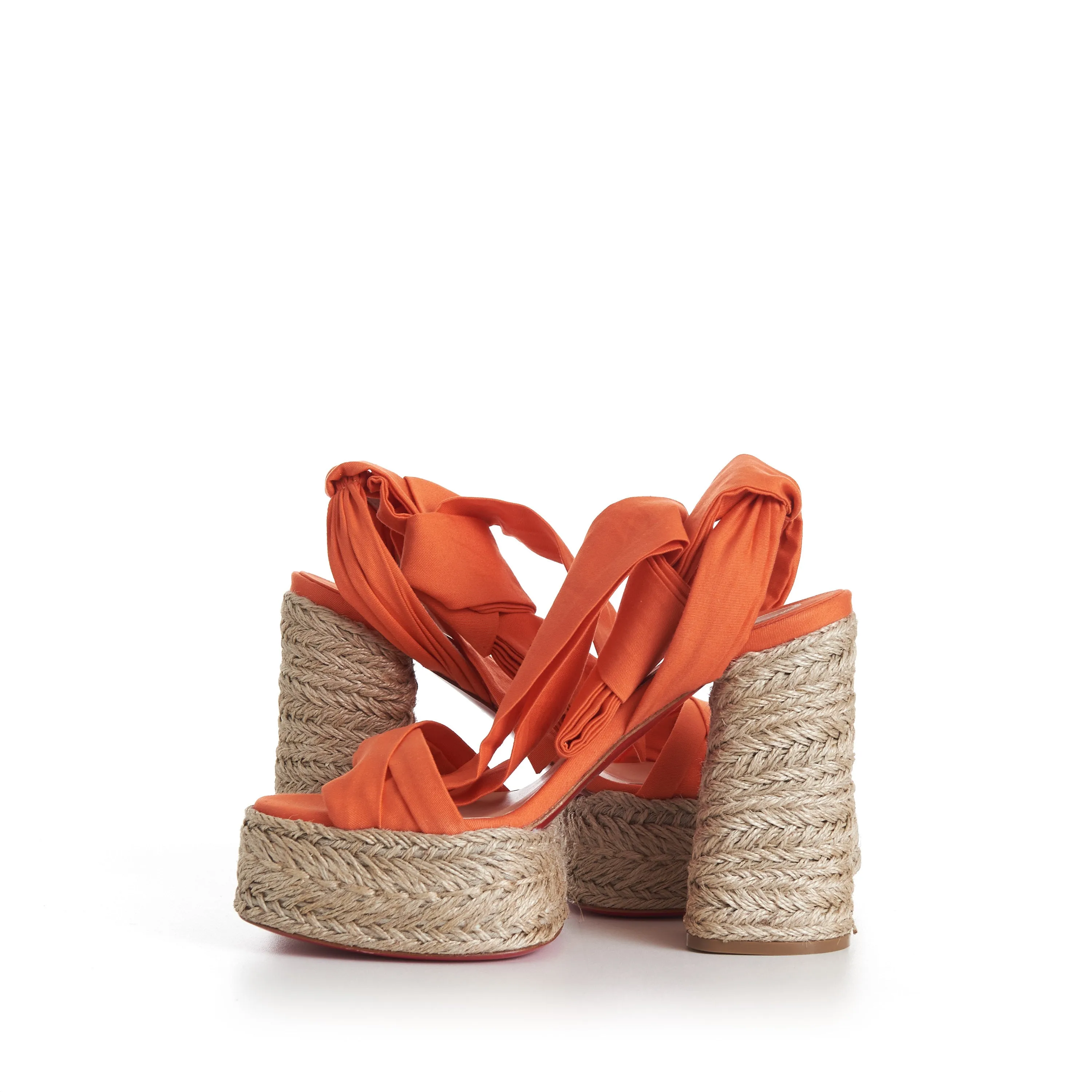 Mariza Du Désert 130mm Espadrilles - Gabardine - Orange