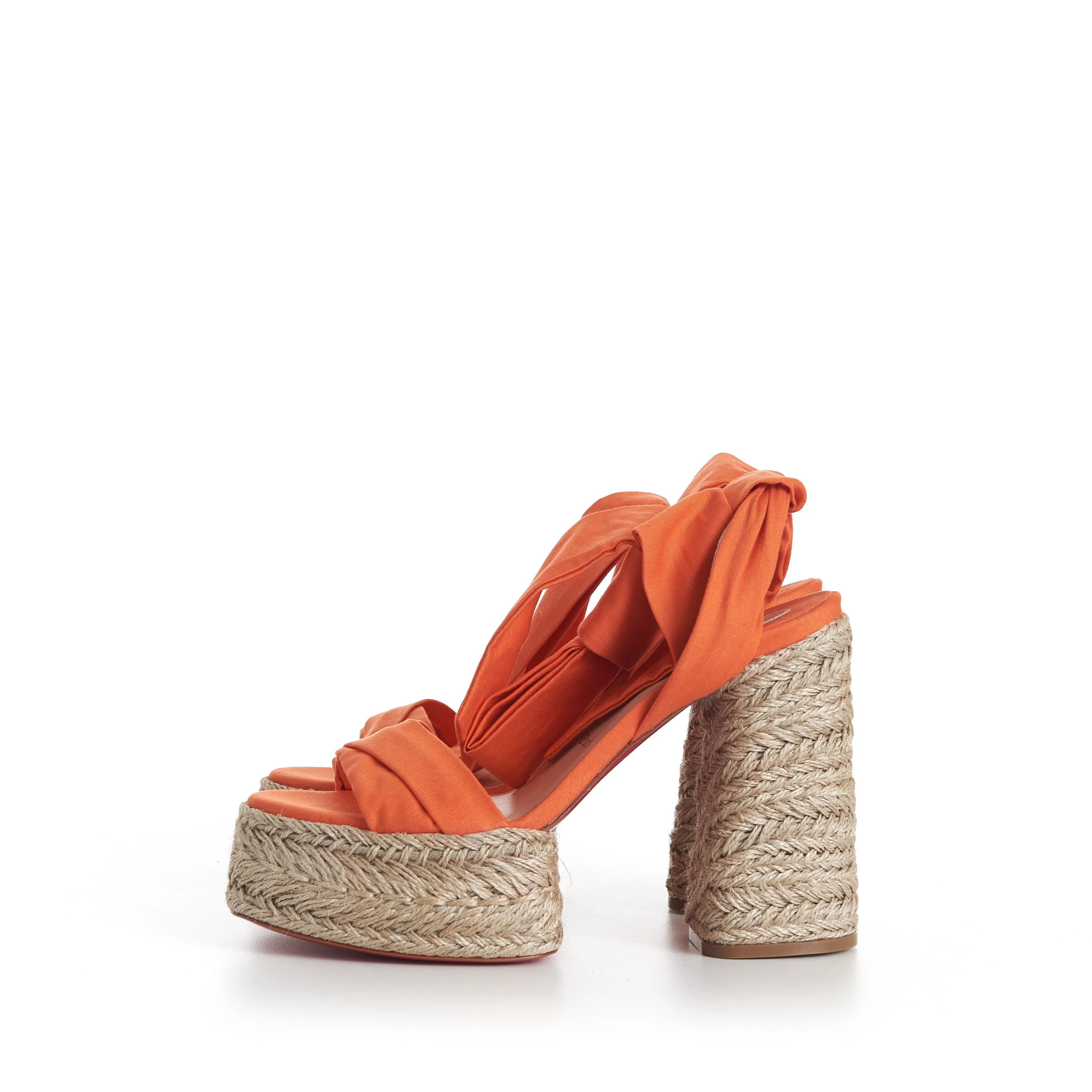 Mariza Du Désert 130mm Espadrilles - Gabardine - Orange