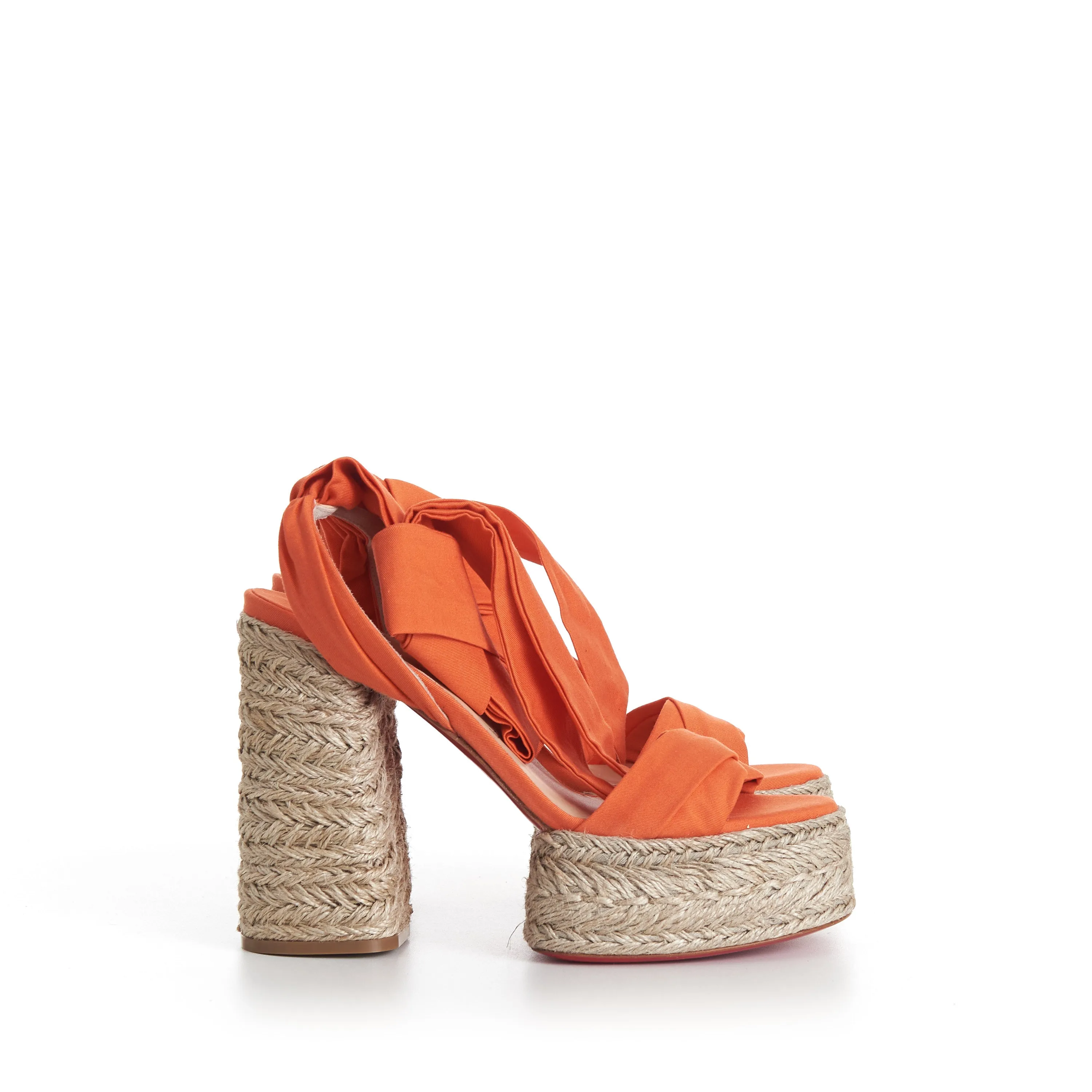 Mariza Du Désert 130mm Espadrilles - Gabardine - Orange