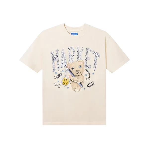 Market Soft Core Bear T-Shirt - Ecru