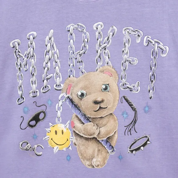 Market Soft Core Bear T-Shirt - Orchid