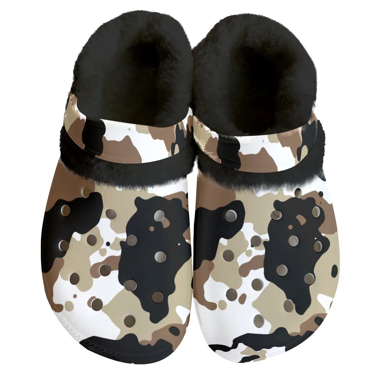 MC #8 Men's Classic Clogs with Fleece, camouflage