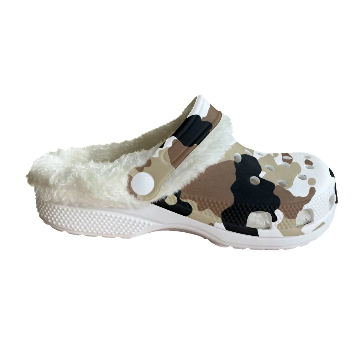 MC #8 Men's Classic Clogs with Fleece, camouflage