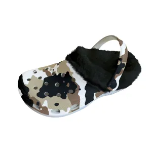 MC #8 Men's Classic Clogs with Fleece, camouflage