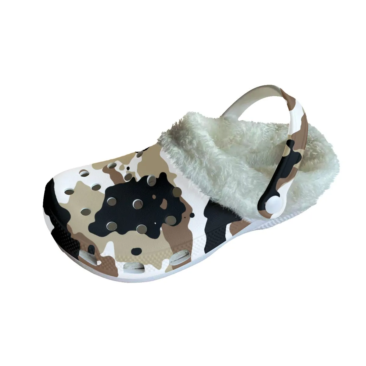 MC #8 Men's Classic Clogs with Fleece, camouflage