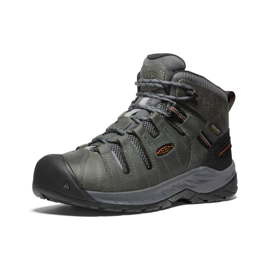 Men's Flint II Waterproof Mid (Soft Toe)  |  Steel Grey/Tortoise Shell