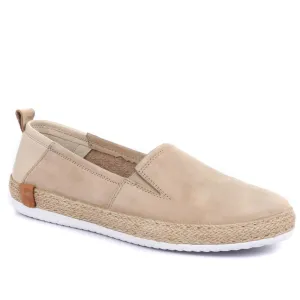 Milan Leather Espadrille Flats - MILAN / 320 085