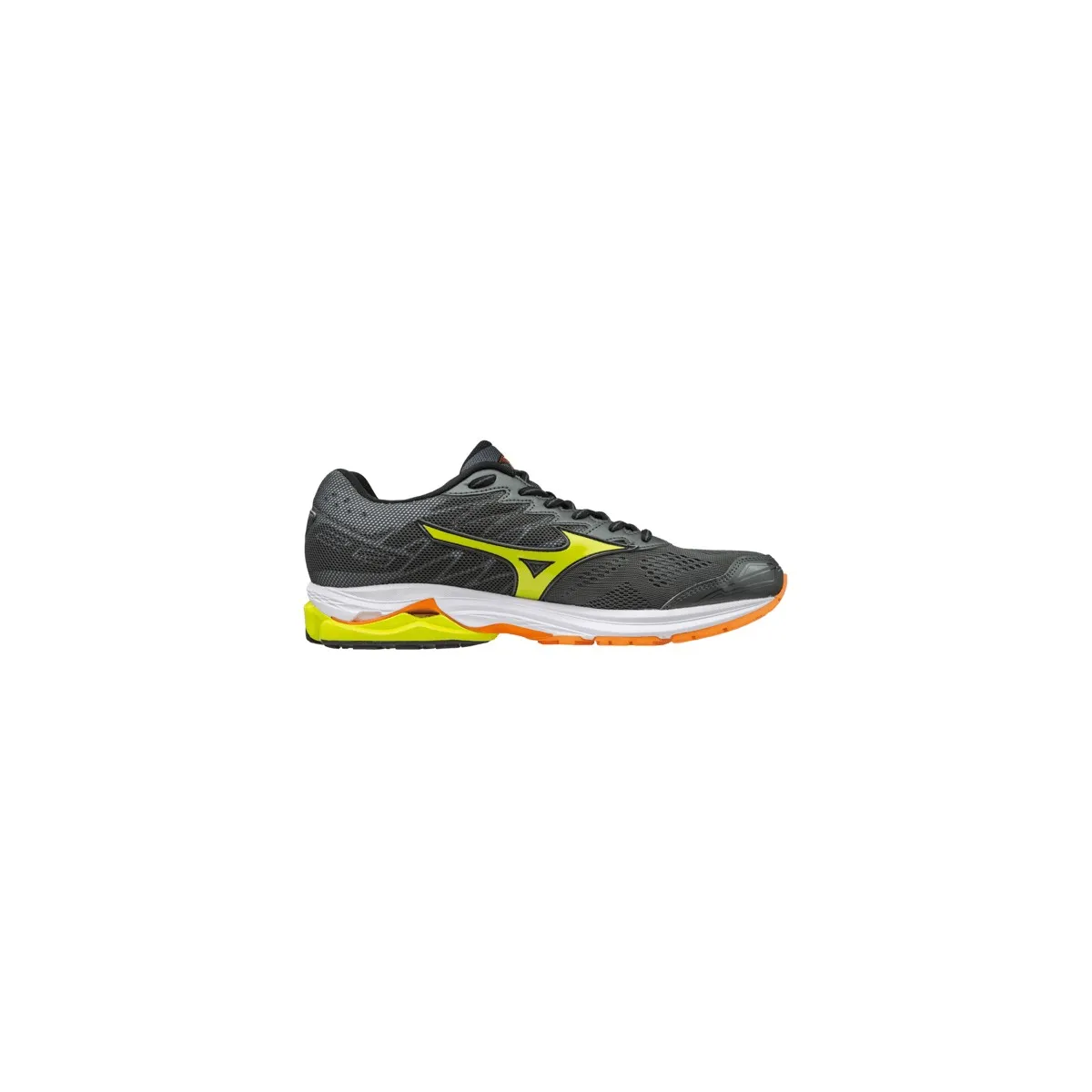 Mizuno Wave Rider 20 shoes gray / yellow AW17