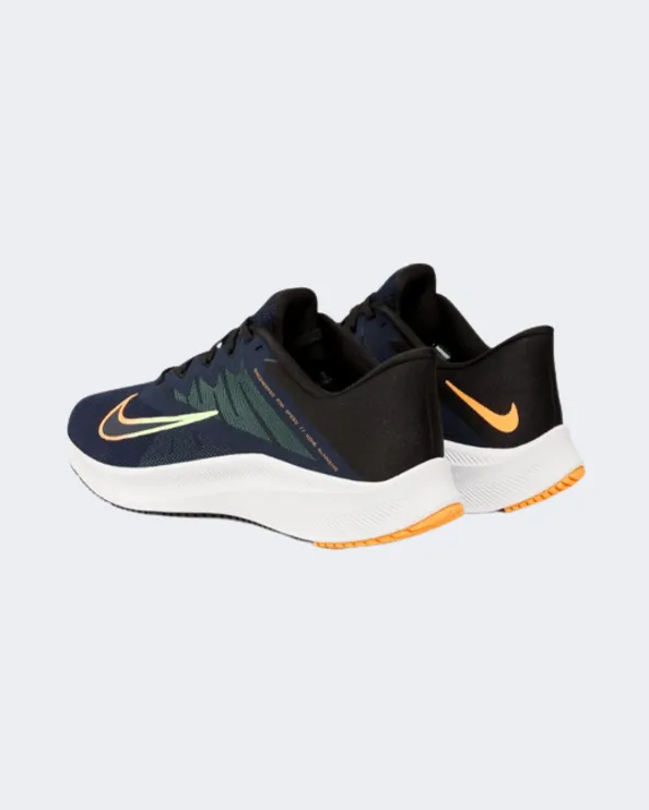 Nike Quest 3 Men Running Shoes Black