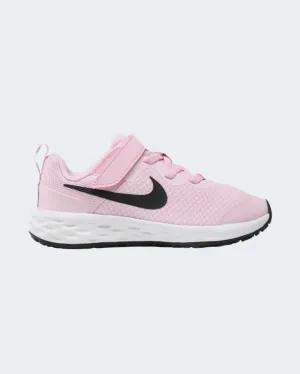 Nike Revolution 6 Girls Lifestyle Espadrilles Pink/Black Dd1095-608