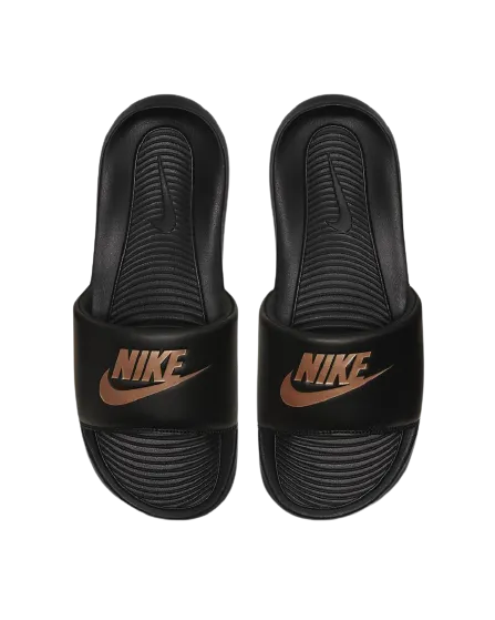 Nike Victori One Women Lifestyle Slippers Black/Metallic