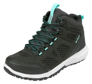 'Northside' Women's Benton WP Mid Hiker - Black / Aqua