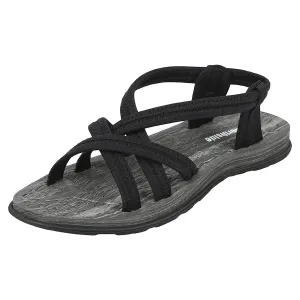 'Northside' Women's Mori Comfort Casual Sport Sandal - Black