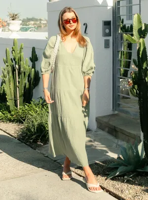 Olive Dress-Sage