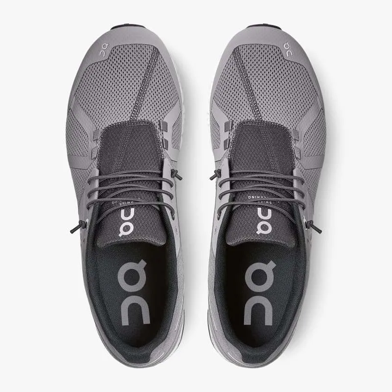 'On Running' Men's Cloud - Zinc / White