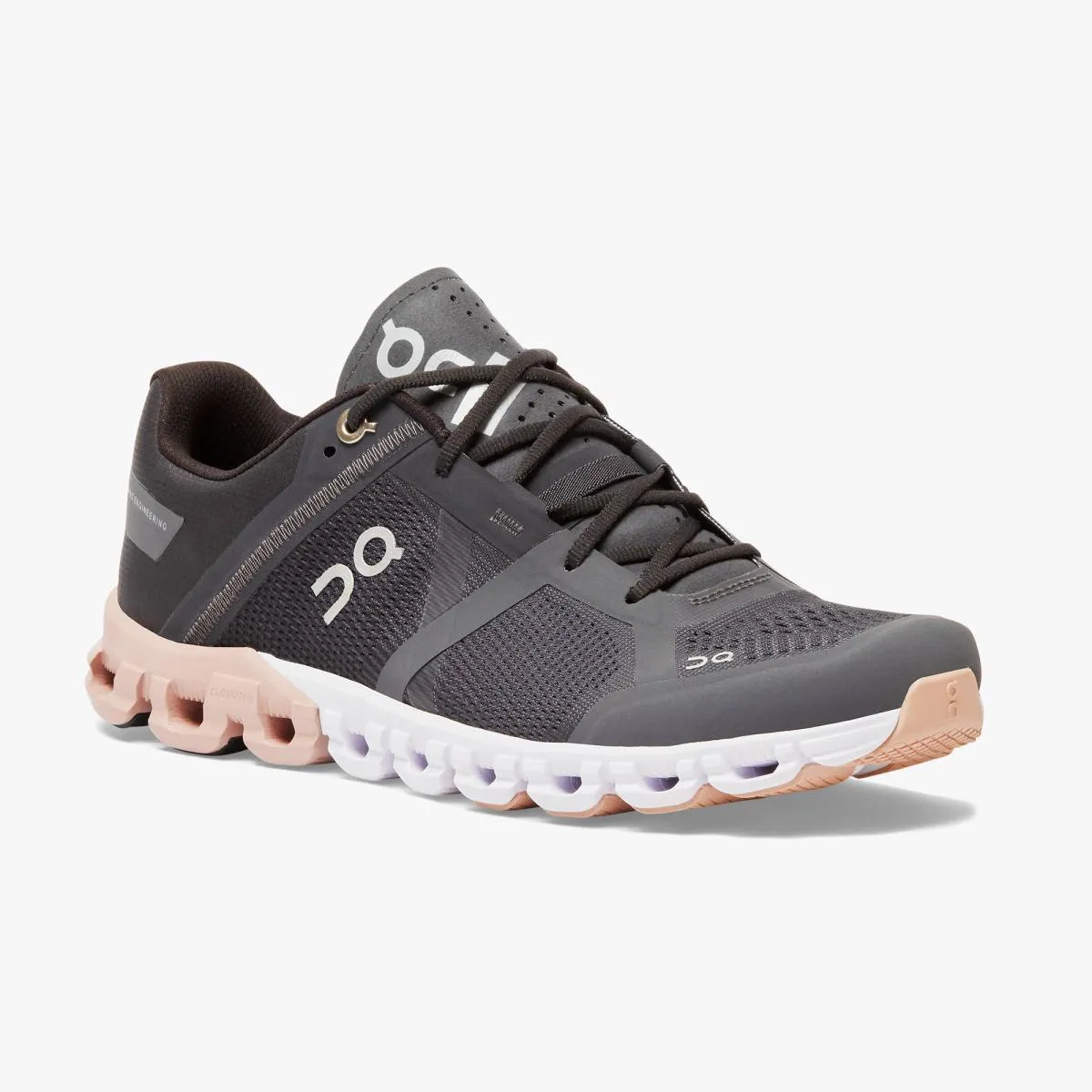 'On Running' Women's Cloudflow - Rock / Rose (Wide)