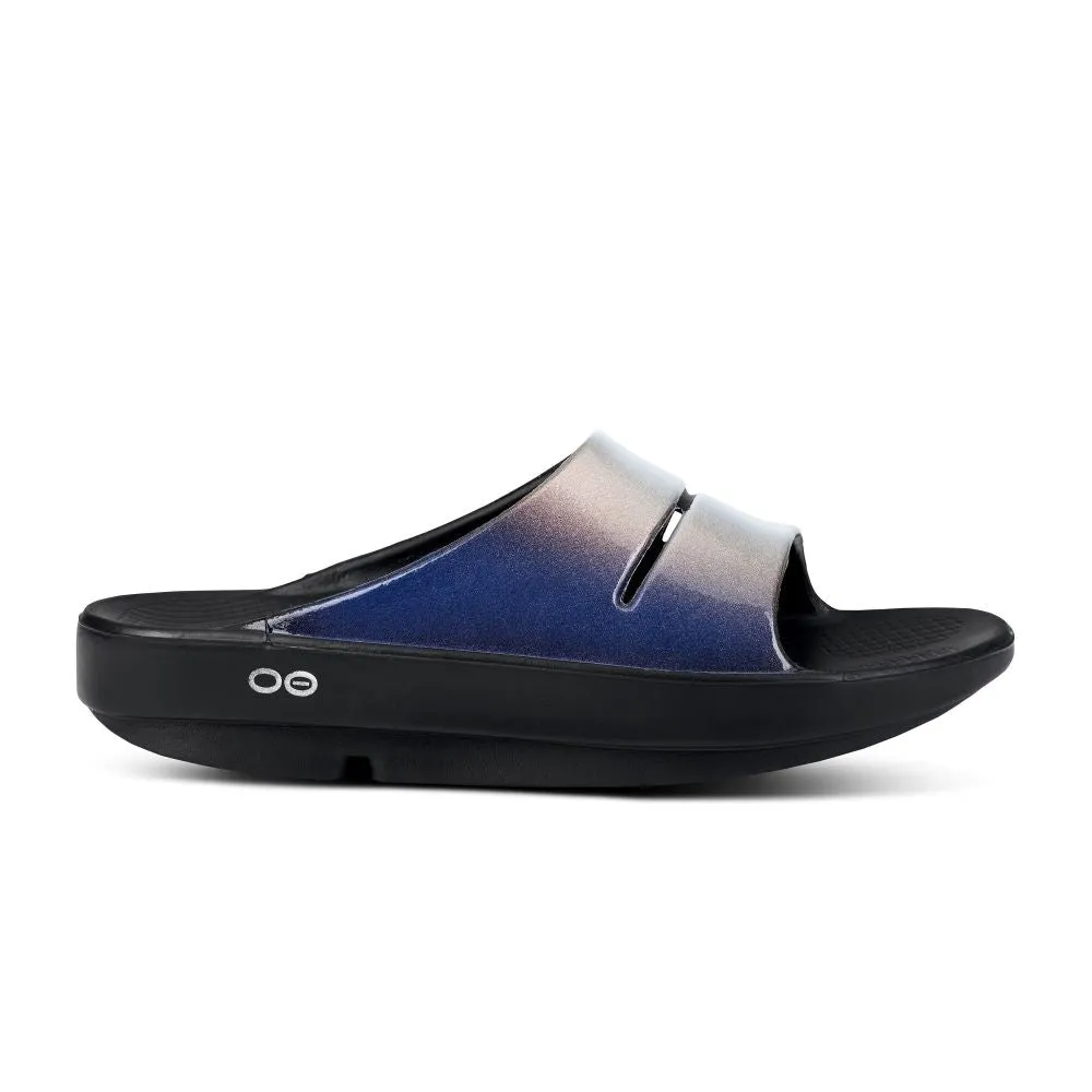 'OOFOS' Women's OOahh Luxe Slide - Calypso