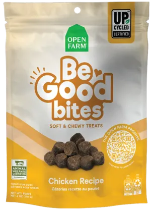 Open Farm - Be Good Bites - Chicken Recipe Dog Treats