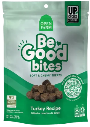 Open Farm - Be Good Bites - Turkey Recipe Dog Treats