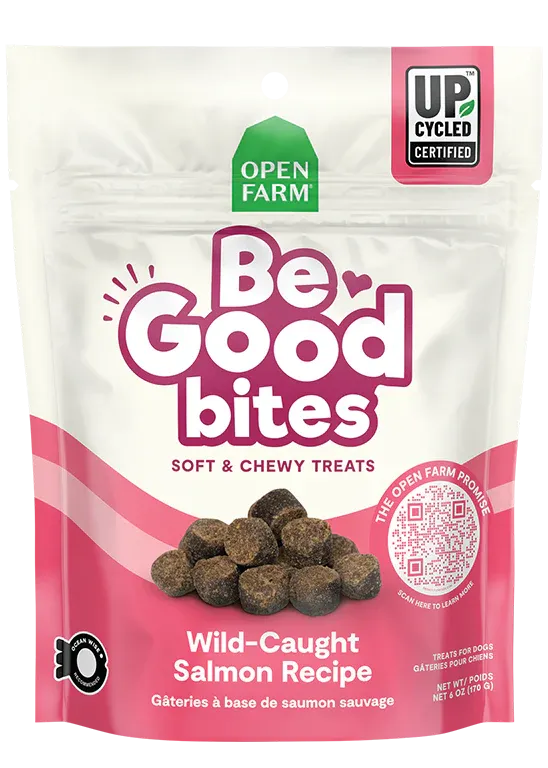 Open Farm - Be Good Bites - Wild Caught Salmon Recipe Dog Treats