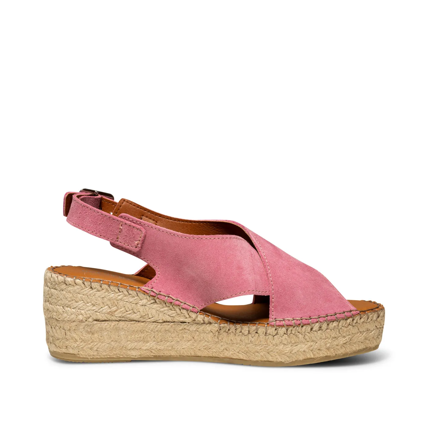 Orchid wedge suede - Soft Pink