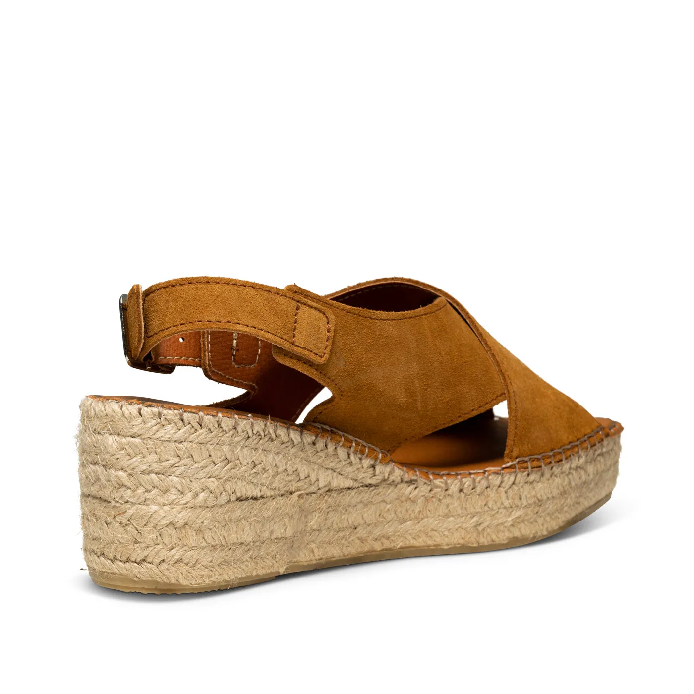 Orchid wedge suede - TAN