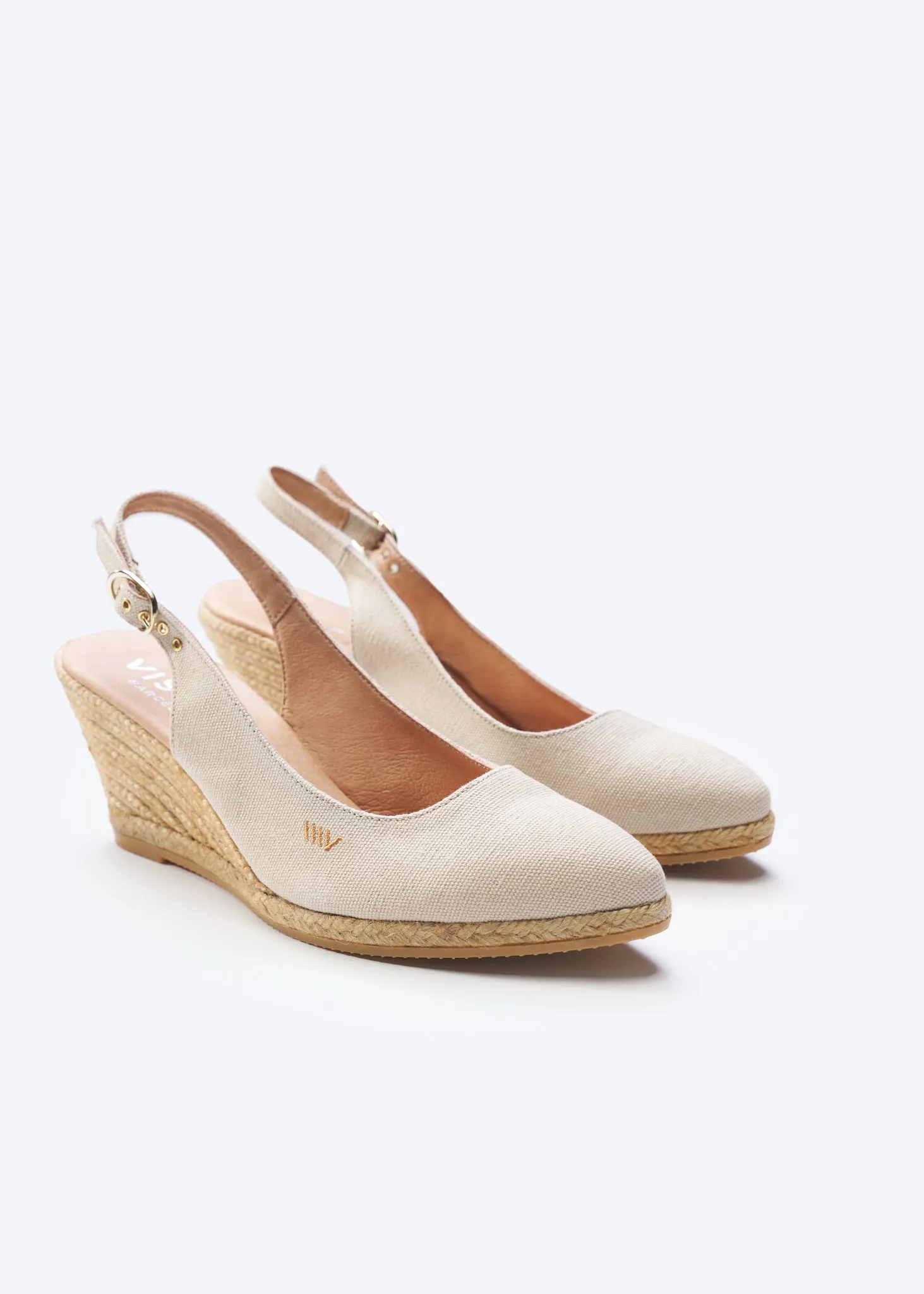 Palomera Canvas Espadrille Wedges