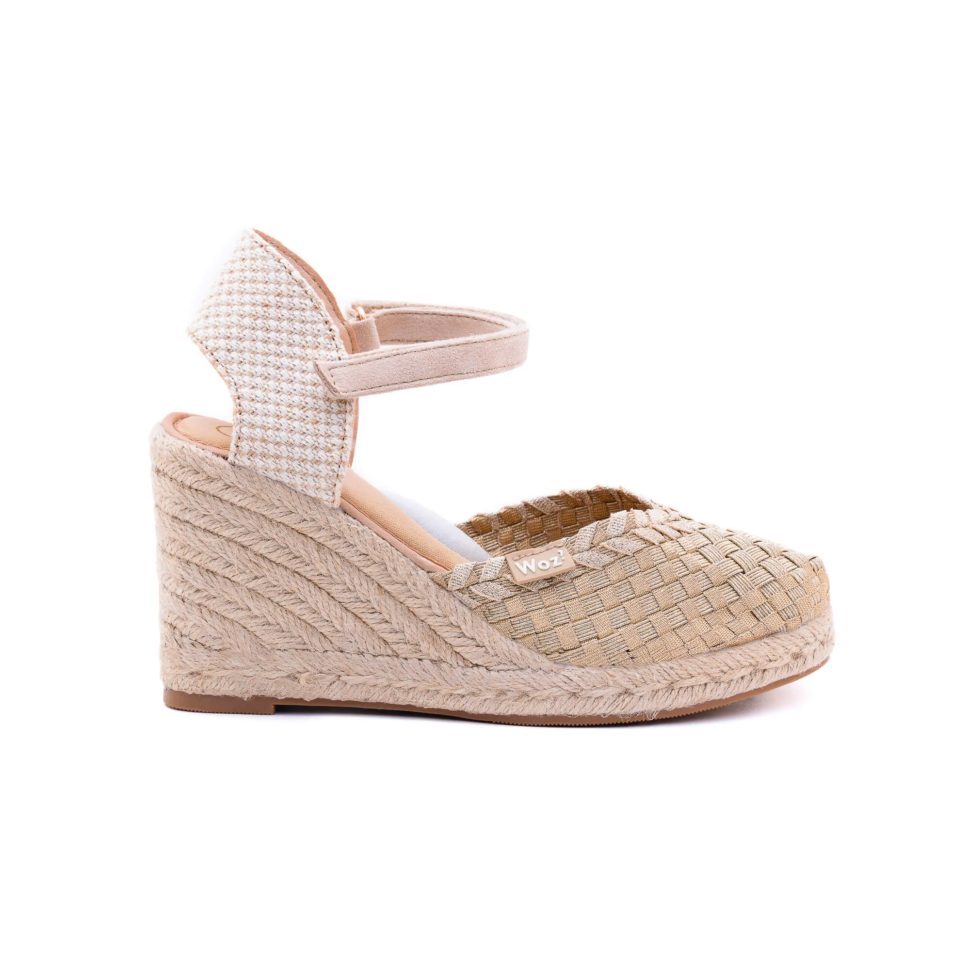 Pisa Light Gold Espadrille