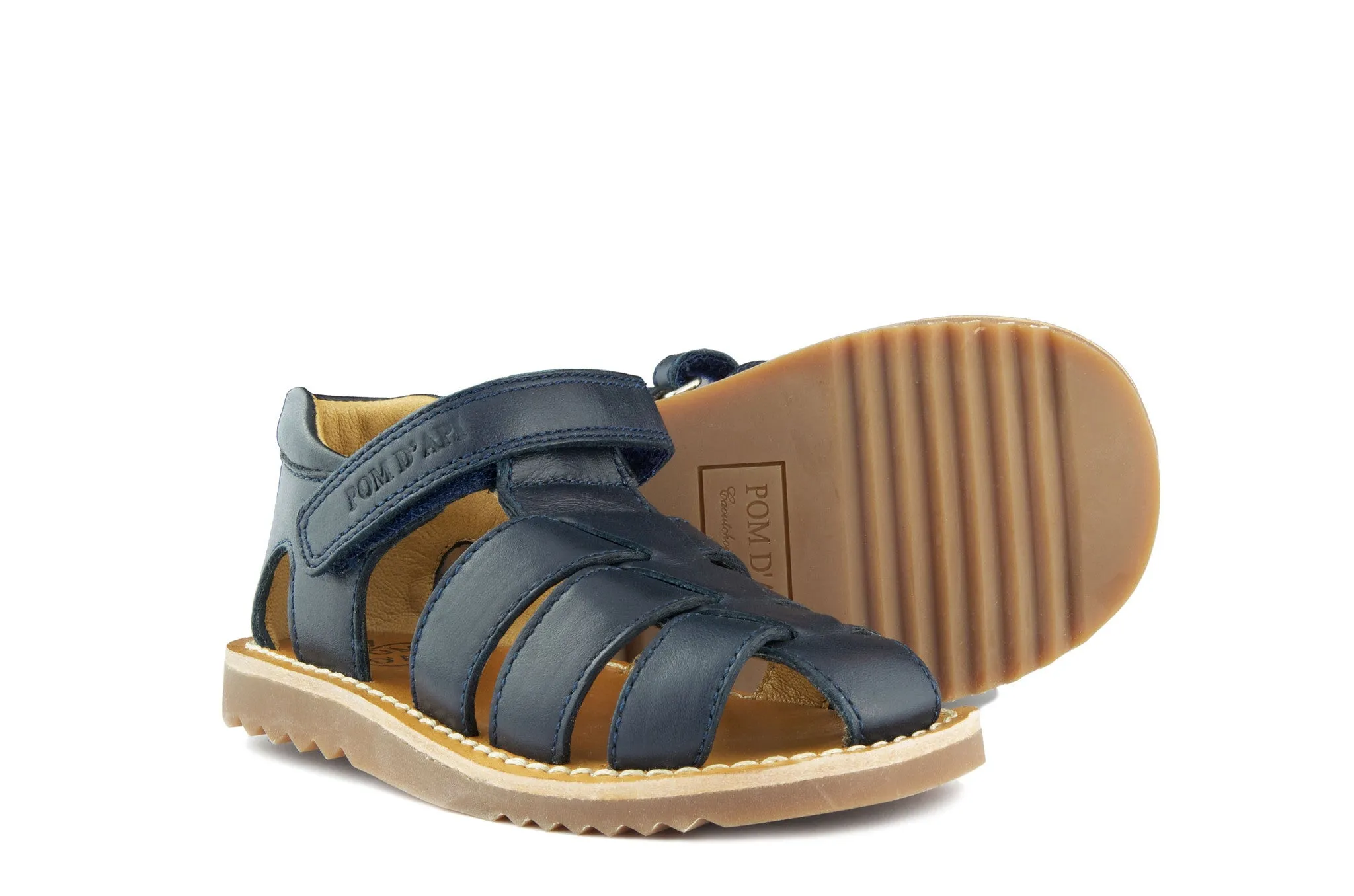 Pom d'Api Boys Navy Sandal