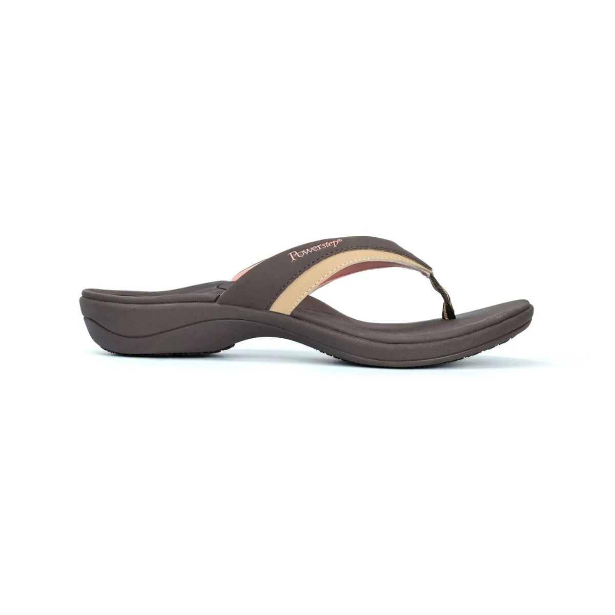 'Powerstep' Women's ArchWear™ Sandal - Brown