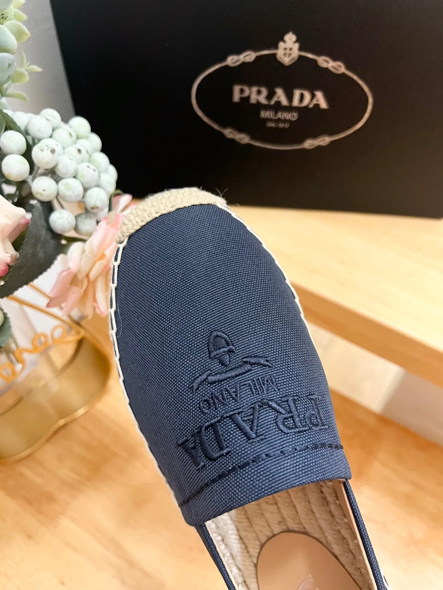 pra espadrilles denim canvas