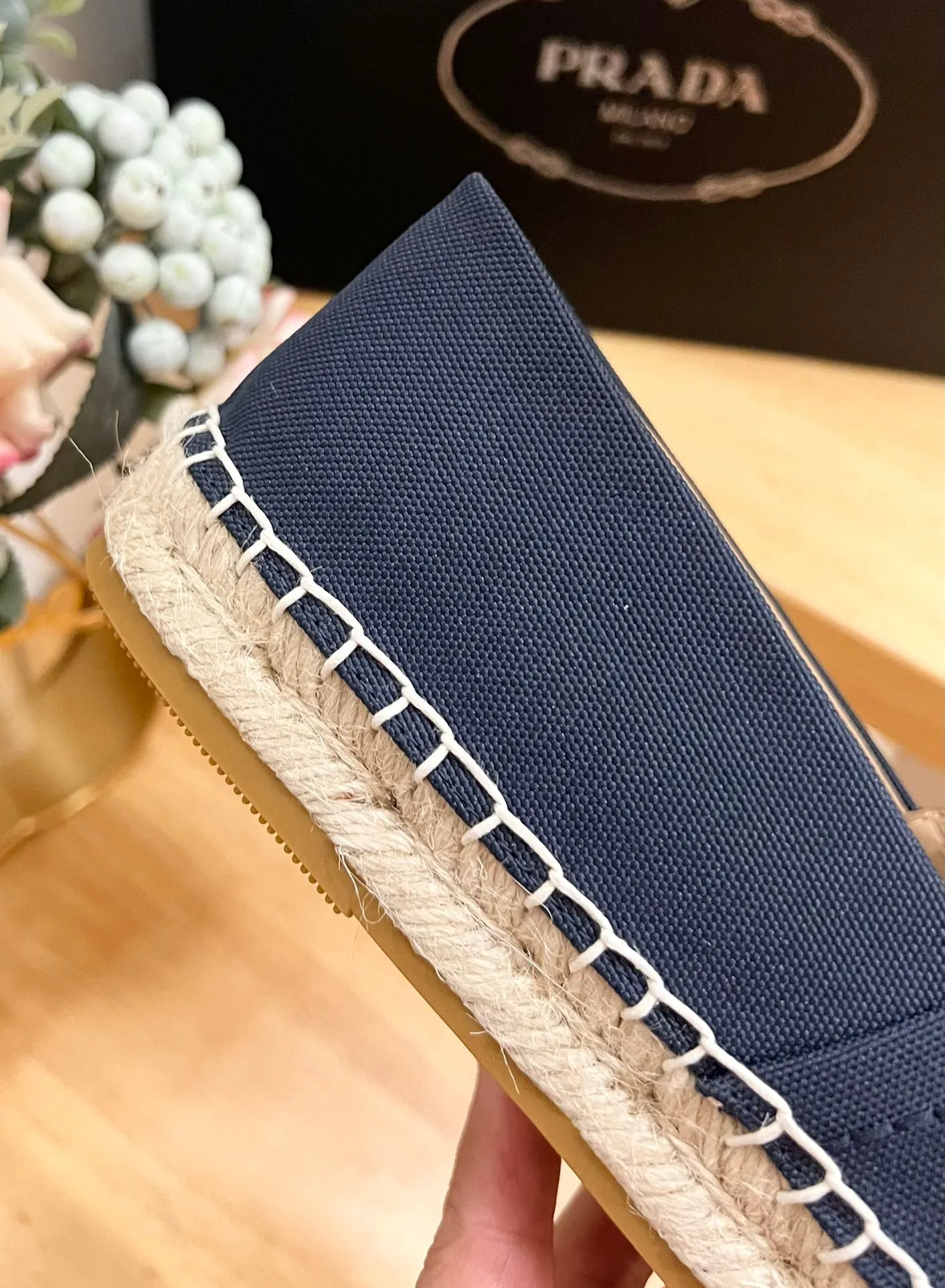 pra espadrilles denim canvas