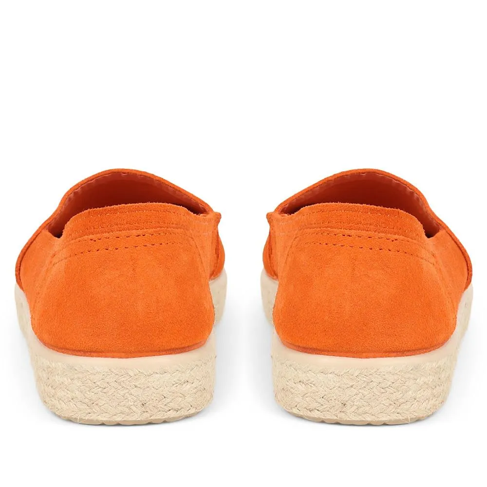 Reagan Leather Espadrilles - REAGAN / 324 049