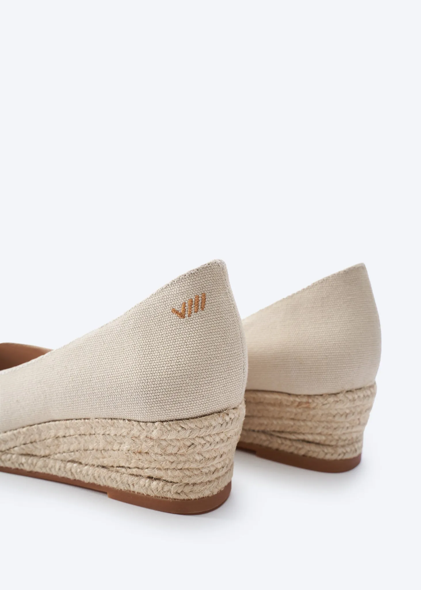 Riba Canvas Espadrille Wedges