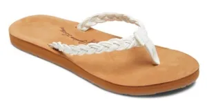 'Roxy' Women's Lorraine Braid Sandal - White