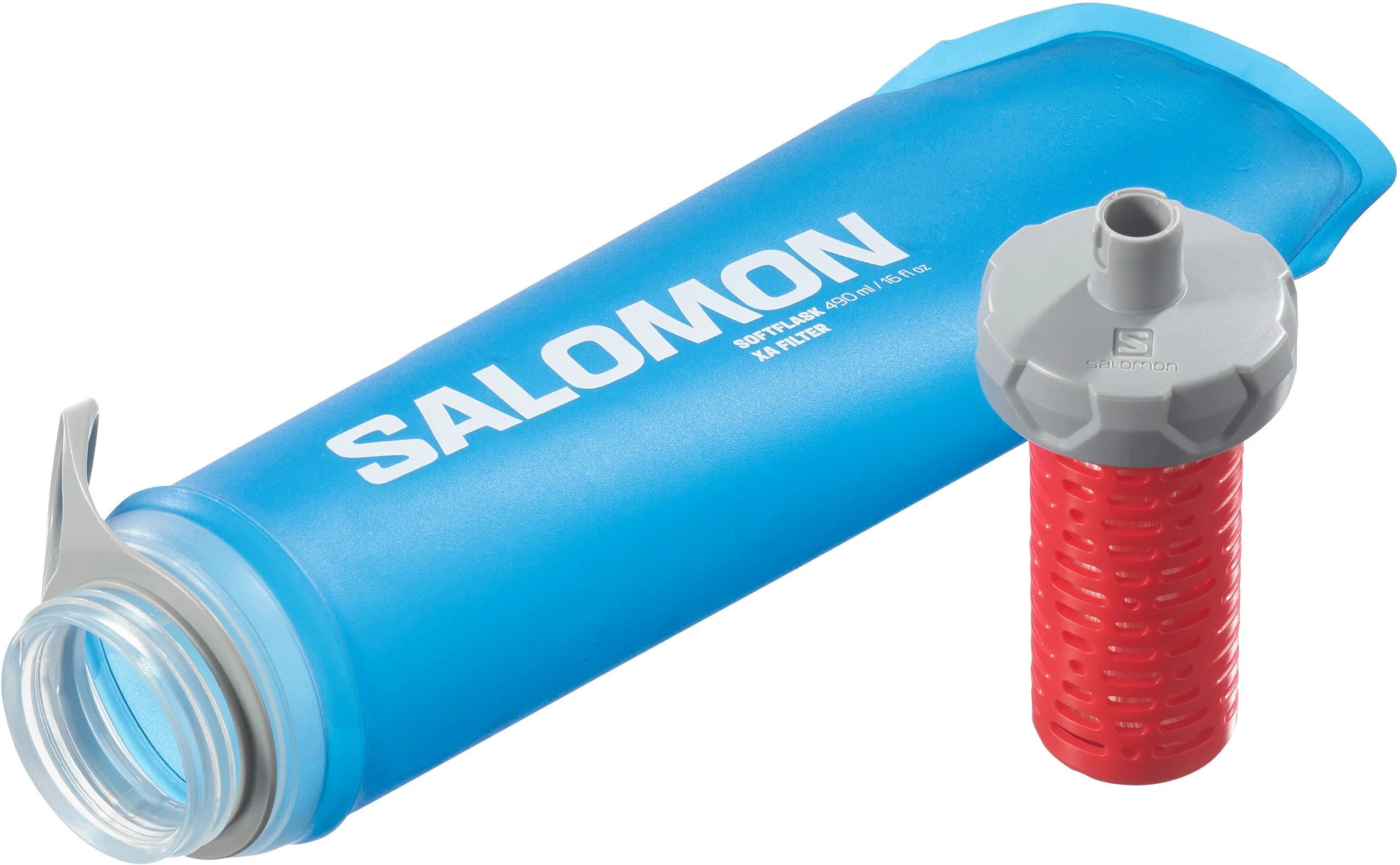 Salomon Soft Flask XA Filter 490ml Clear Blue | Buy Salomon Soft Flask XA Filter 490ml Clear Blue here | Outnorth