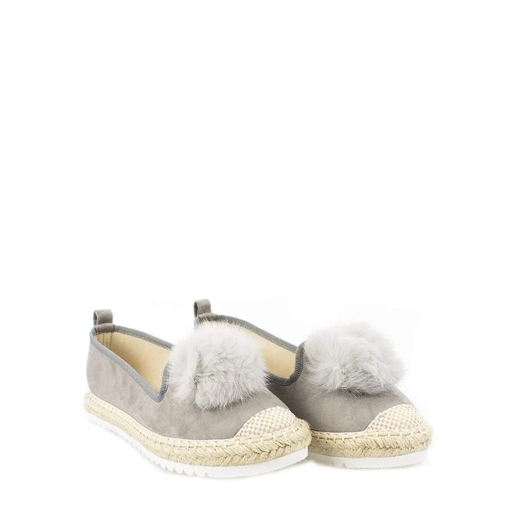 Sandi Slip On Pom Pom Espadrille Pump