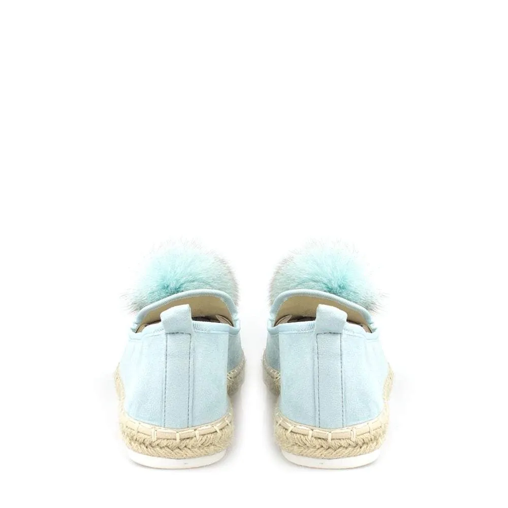 Sandi Slip On Pom Pom Espadrille Pump