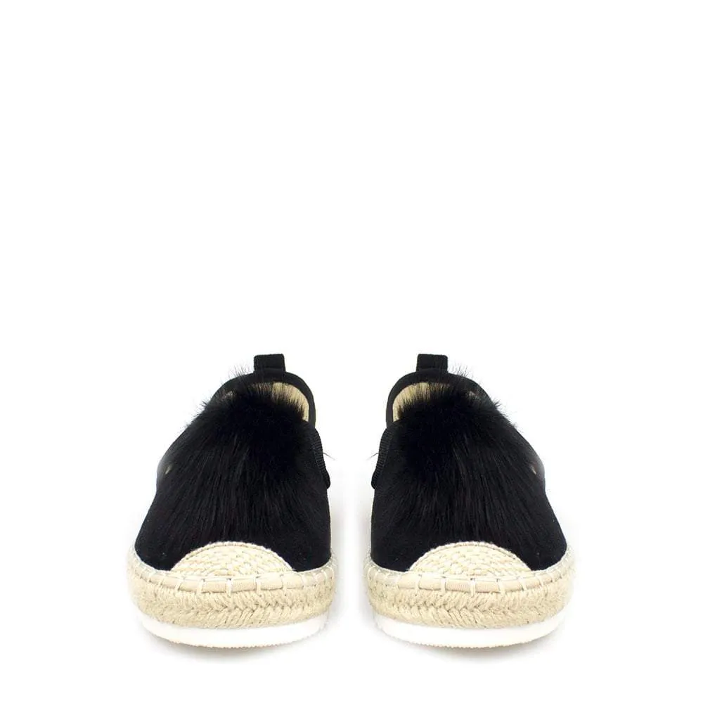 Sandi Slip On Pom Pom Espadrille Pump